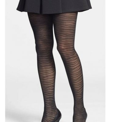 Commando Tigress Semi Sheer Tights Black Size M 8527